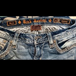 Rock revival Rona skinny jeans size 31x29